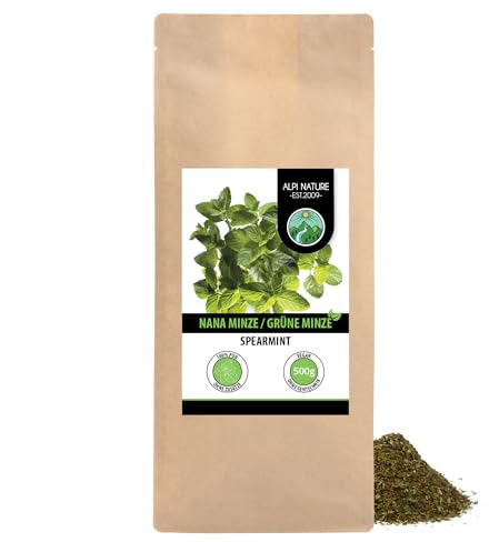 Nana Minze Tee 500g von Alpi Nature, Spearmint Tee, marokkanische Minze, Mentha spicata