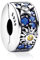 RMMY Charm Anhänger S925 Sterling Silber Sun Star & Moon Clip Bracelet Bead für Europäische Armbänder Halskette Mother's Day Schmuck Geschenk Christmas für Damen Herren