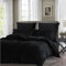Boqingzhu Winter Bettwäsche 135x200cm Plüsch Schwarz Biber Flanell Warm Kuschelig Flauschig Bettwäsche Teddy Fleece Samt Cashmere Touch Bettbezug 135x200cm mit Reißverschluss