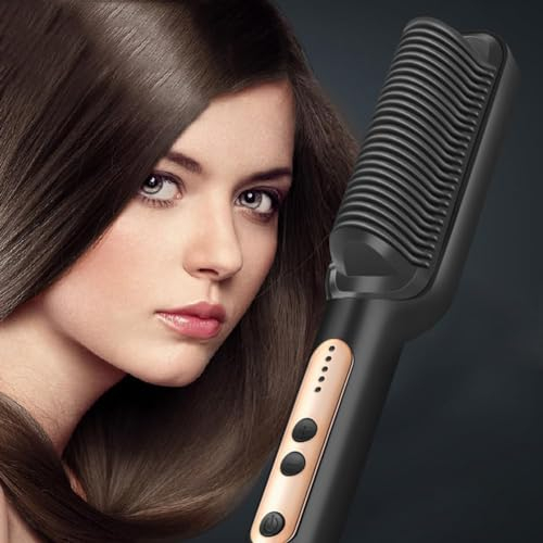 SOKANY SK-1008 Haarglätter Bürste, 5 Temperaturstufen 370ºC - 510ºC, Anti-Scald, Schnelles Aufheizen, Perfekt Für Den Professionellen Salon zu Hause