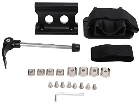 BOROCO Porte Velo Voiture, Support de Fourche de Vélo,Polyvalent Porte Bagage Vélo Arrière avec Clip Fixe,Support de Roue Avant de Vélo à Dégagement Rapide (Noir)