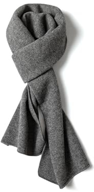 FUSHENGTER Schal Mütze Damen Halstuch Herren Schals Poncho Kaschmir-Schal Für Damen Und Herren, Lang, Herbst Und Winter, Einfarbig, Gestrickt, Kaschmir, Herren-Hals, Paar, Geschenk