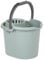 TENLITE 16L Litre Mop Bucket With Removable Wringer and Easy Grip Carry Handle Pouring Spout Deluxe Floor Cleaning Bucket For Commercial and Household - (Silver Sage, 16L Mop Bucket)