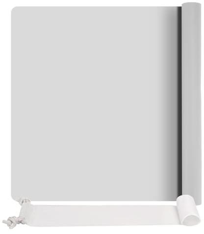 Tapetes de Silicona, 60x40cm Tapete Silicona Horno, Protector Encimera Cocina, Antiadherente y Antideslizante, Resistente al Calor, para Resina Epoxi(Gris)