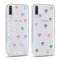 Yoedge 2 Stück Durchsichtig HandyHülle für Samsung Galaxy A50/A30S/A50s Hülle Herz Muster 6,4, Transparent Handy Hülle 3D Liebe Love Aesthetic Mädchen Frauen Geschenk Schutzhülle Cover-Herzen