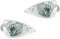 Streetparts24 Piaggio Liberty Blinker vorne Paar links und rechts – Klar E-geprüft passend für Modelle 50-200cc (2006-2017)