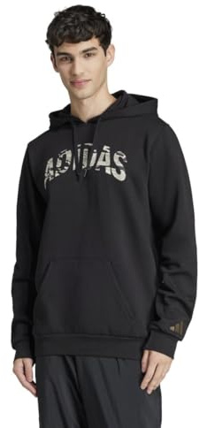 adidas Codes Camouflage Linear Graphic Hoodie Felpa con Cappuccio Uomo