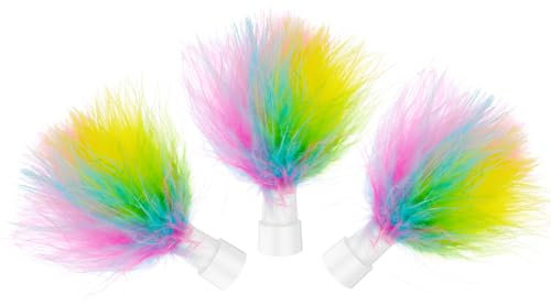 VOSFEEL Cat Toy Replaceable Feathers Toy Accessories, 3 Pcs Feather Refill for 4 in 1 Interactive Cat Toy