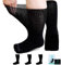 LOFIR Diabetiker Socken Herren Damen: Diabetikersocken Ohne Gummibund Baumwolle Herren Socken Extra Weit Breiter Gürtel Ohne Naht Socken für Senioren Geschwollene füße 3 Paare Schwarz 39-46