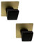 YUET Ganci per asciugamani, spugne per armadi, appendiabiti, autoadesivo (senza foratura), appendiabiti per bagno, cucina, hotel, garage, acciaio inossidabile 304, porta