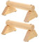 MOBUTOFU 1 Satz Liegestützstange Aus Holz Helfer Beim Bauchmuskeltraining Bauchtrainer Multifunktionale Trainingsgeräte Push-up-bars Abdominale Ausrüstung Heimtrainingsgeräte Bauchtraining