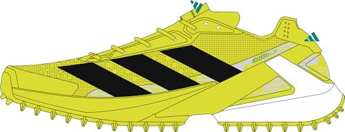 adidas Adizero Lux 3, Scarpe da Hockey Unisex-Adulto, Lucid Lemon/Core Black/Dash Grey, 45 1/3 EU