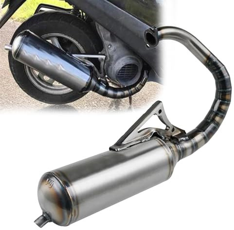 MKSZY Moto Pot D'échappement pour Scooter pour SYM DD50 50cc avec Kit Gros Alésage 46mm-50mm