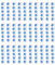 Respicefinem 30 Stück Nfc PVC 504 Bytes programmierbare Nfc-Aufkleber für Tagmo-Telefon weiß (Blue)