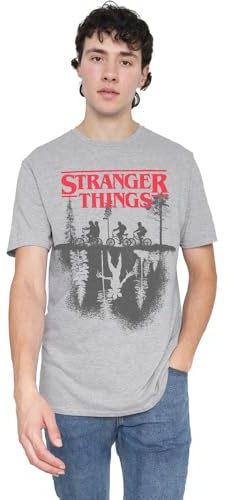 Stranger Things Silhouette Forest Logo T-Shirt