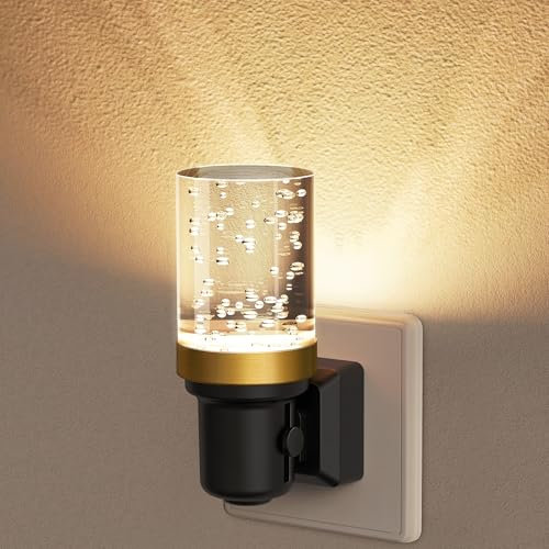 JandCase Prise Electrique Avec Capteur de Crépuscule, 1 Prise Veilleuse LED Dimmable 0-100LM, 3000K Blanc Chaud, Veilleuse Enfant pour Chambre, Couloir, Escalier, Cuisine, Salon