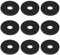 EMSea 100 arandelas de goma M8 planas de goma, arandelas redondas de sellado de 25,8 mm de diámetro exterior x 8 mm de diámetro interior x 3 mm de grosor para fontanería, maquinaria industrial, uso