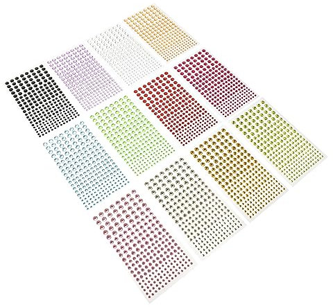 SKISUNO 12feuilles Autocollants De Visage Autocollants Avec Pour Festivals Maquillage Et Décorations De