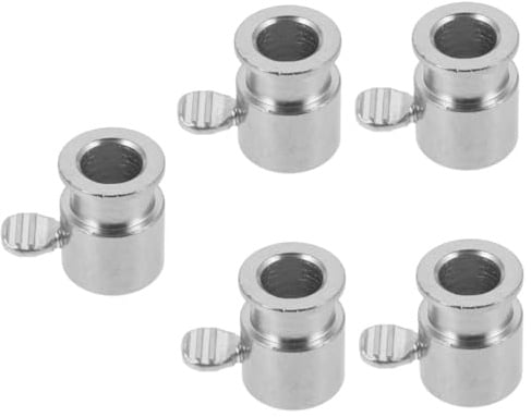 ibasenice 5 Stück Rotisserie Grillspieß Ersatzteil Drehspieß Limitierhülse aus Verchromtem Eisen für Gasgrill Grillzubehör Bpa Frei Langlebig und Einfach zu Montieren