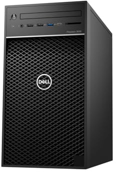 Dell Precision 3630 Mini Tower PC - Intel Core i7 8th Gen (6 Cores Upto 4.60Ghz), 32GB DDR4 RAM, 480GB SSD Storage, 300MBPs USB WiFi, Windows 11 Pro Operating System (Renewed)
