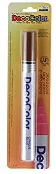 Uchida 300-C-6 Marvy Deco Color Broad Point Paint Marker, Brown
