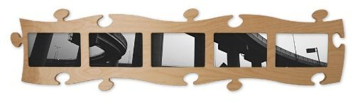 Puzzle Rahmen, 5 mal 10x15cm - natur