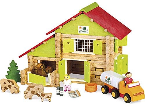 JEUJURA - Construction en bois - Ma Ferme en bois - 180 pcs