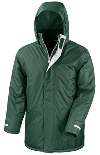Result Core Herren Winter-Parka, wasserabweisend, winddicht (S) (Flaschengrün)