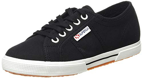 Superga - Herren/Damen Unisex Sneaker 2750 Cotu Classic (35,5 EU) (Vollschwarz)