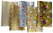 HRB Geschenkpapier Weihnachten - 5 Rollen à 2,00 x 0,70m, Verschiedene Motive - Weihnachtspapier jede Rolle foliert, Weihnachtsgeschenkpapier Ideal für Festliche Anlässe (Gold/Silber)