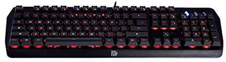 Thermaltake TT Esports Challenger Edge Gaming Tastatur schwarz komplette Hintergrundbeleuchtung RGB Anti-ghosting Multimedia Shortcut Keys