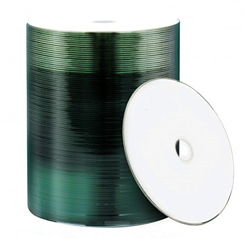 Natureinks - 100 dischi CD-R bianchi mediarange, stampabili, 52 x 700 MB, 80 minuti, MR203