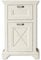 Forte Kashmir Kommode mit 1 Tür und 1 Schublade, Holzwerkstoff, Pinie Weiß, B x H x T: 73,3 x 114,6 x 46,2 cm