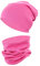 TupTam Mütze und Schal Kinder Set – Weiches Schal Mütze Set Kinder für Herbst und Winter, Farbe: Pink, Größe: 44-52