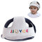G-Tree Unisex Baby HP02G-w Hut, Grau, 6 Monate