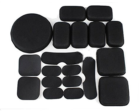 Universelle Taktische Airsoft Helm Pads Schutzkissen Memory Eva Schaum Polsterung schnelles Helmzubehör schwarz