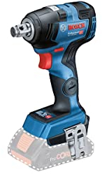 Bosch Professional 18V System Akku Drehschlagschrauber GDS 18V-200 C (max. Drehmoment 200Nm inkl. Einlage, ohne Akku/ Ladegerät)
