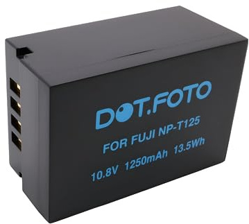 Dot.Foto NP-T125 Premium 10.8v / 1250mAh Akku für Fujifilm GFX 50R, GFX 50S, GFX 100