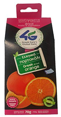 4G - Arancia Secca Greca, Confezione da 2 x 70 g (Totale: 140 g)