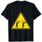 Posaune Achtung Gefahr lustiges Posaunen Musiker T-Shirt