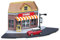 Bburago City Kiosk Set: Spielzeuggebäude, inklusive Zubehör und 1 Spielzeugauto (18-31506)