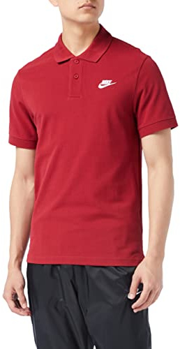 Nike CJ4456 M NSW SPE POLO MATCHUP PQ Polo shirt mens pomegranate/white 2XL