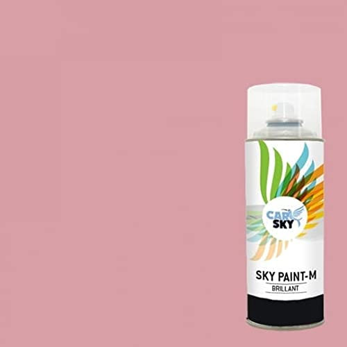 CARSKY Bombe de peinture RAL Rose Clair 3015 finition brillante 400ml