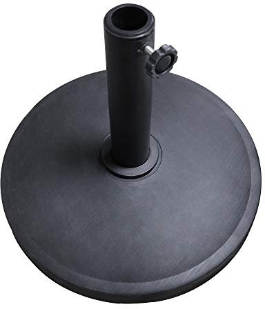Green Bay 12kg Parasol Base Cement Concrete Umbrella Stand for Outdoor Garden Patio Balcony