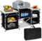 Froadp Armarios de Acampada de Cocina Plegables con Tapa de MDF y Bolsa de Transporte Mesa de Parrilla al Aire Libre Taquillas de Camping para BBQ Viaje Jardín Balcón Campaña (Tipo A, 174x46x110cm)