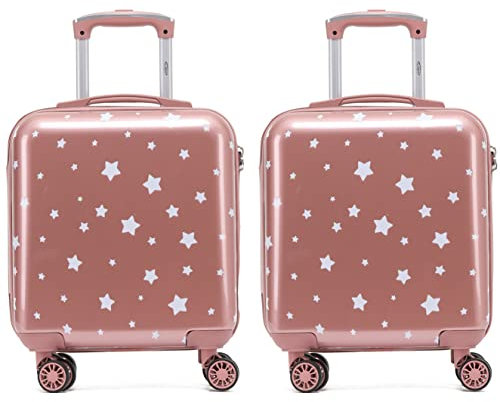 Flight Knight Luggage Set - 8 Wheel Hard Case Suitcases - Side Lock - Cabin & Check-In Large Sizes - easyJet, British Airways, Ryanair, Jet 2 Approved
