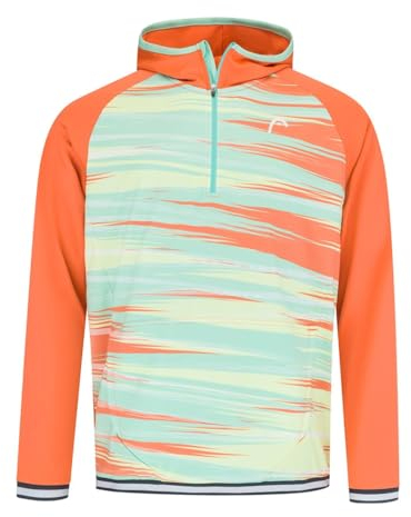 HEAD Sweat à Capuche Topspin Hommes, Flamingo, XL