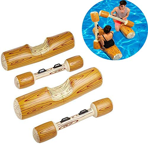 ERSTUME Aufblasbares Spielzeug für Schwimmen 4-teilig Sportspiele Wasserspielzeug für Erwachsene Reihenspielzeuge Poolparty-Wassersportspiele StrandPool Floating Flöße