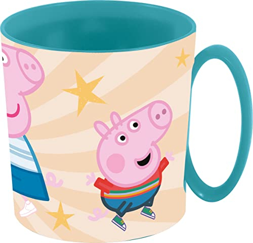 ALMACENESADAN, 4945, Peppa Pig, bestehend aus Mikrowelle 350 ml, wiederverwendbar, BPA-frei