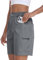 MoFiz Wanderhose Damen Sommer Bermuda Shorts Damen elegant Trekking Cargohose Grau XL